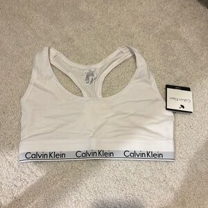 BN Calvin Klein white bralette